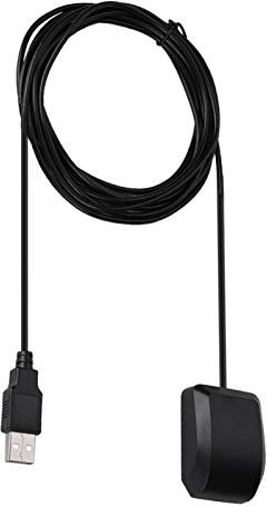 GPS-Antenne, Glonass-Antenne, Auto-GPS-Antenne, GPS-Navigationsantenne, 2 IN 1 Auto-GPS-GLONASS-Antenne Antennenadapter USB-Anschluss mit 3 Meter Kabel für Ihr Auto