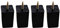 30 * 50 mm Matériau PVC Pieds de Meuble Patins Antidérapants pour Meubles Chaises,Pieds de Canapé,Table et Sols en Bois Réduire le Bruit 4 Pièces (Black)