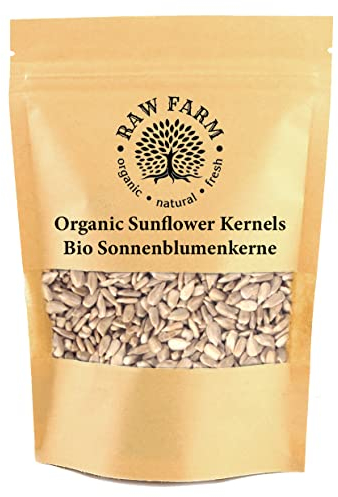 1 kg Organic Raw Sunflower Kernels, Free from Gluten and Soya (1000)