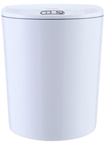 Générique Petite Poubelle Automatique, Mini Poubelle de /5L avec capteur Infrarouge, Poubelle, Table Basse/Bureau de, Blanc 5L
