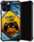 TnXee Schutzhülle kompatibel mit iPhone 13 Mini, Gamer Zone 13 Mini Hüllen für Jungen, weiches TPU, rutschfester Fadenrahmen, vier Ecken, Anti-Kollisions-Schutz, kompatibel mit iPhone 13 Mini 5,4 Zoll
