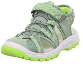 Superfit Jungen Tornado Light Sandale, Hellgrün Gelb 7500, 31 EU