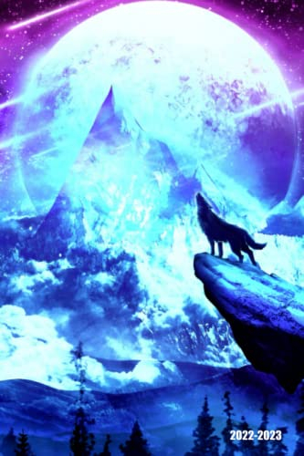 Studienplaner 2022 2023 Wolf: Hausaufgabenheft 2022 2023 organizer | Wochenplaner , Schülerkalender , Terminkalender | August 2022 bis Juli 2023 Mit dem Datum | A5