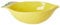 Rice Melamin Salat-Schale in Zirtonenform, Farbe gelb