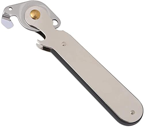 Can Opener Can Opener Manual Can Opener Stainless Steel Tin Opener Kitchen Can Piercer for Home Camping Can Opener Bottle Opener