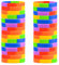 CRAFFANCY Buntes elastisches Gummi-Armband, Regenbogen-Silikon-Armbänder, Lesben-Regenbogen-Armbänder, Zubehör, Gay-Pride-Zubehör für Paraden, Regenbogen-Festivals, 30 Stück