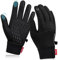 anqier Fahrrad Handschuh Herren Winterhandschuhe Wärme Radsport Handschuhe Winddichte Touchscreenhandschuhe Damen Sporthandschuhe rutschfeste Running-Handschuhe Thermohandschuhe Wasserdicht
