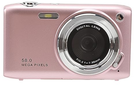 Appareil Photo Numérique 4K pour la Photographie, Appareil Photo Numérique 2,88 Pouces écran 58MP 4K HD 16X Zoom Mise au Point Automatique Photographie Chronométrée Caméra Vidéo