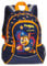 Personalisierter Kindergartenrucksack Paw Patrol - Rucksack Kinder Jungen Chase mit Namen - Freizeitrucksack Kindergarten Kita mit seitlichen Netztaschen Vordertasche