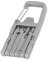 GOWEILE Multitool Keychain 12 in 1 Portable Folding Multi Tool Stainless Steel Outdoor Screwdriver Bit Multipurpose Hand Tool Gifts for Men