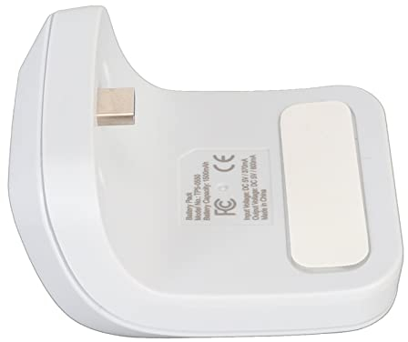 Batería Recargable de Carga Rápida de 1500 MAh con Indicador LED para Controlador, Puerto de Entrada/Salida USB C, Ligero y Portátil, Material ABS,