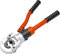 Pinza a pressa a V, Ø 12 – Ø 28 mm, strumento di pressatura manuale, tubo composito, per contorno, pinza crimpatrice 8 toni