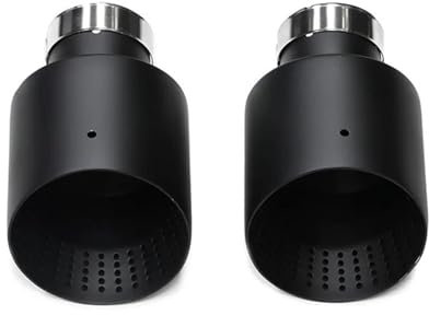 DZSCHUNLUSM Auspuffblenden Für VW Für Golf 7 MK7 Für GTI Schalldämpfer Spitze Abgasanlage 60mm 63mm Universal Single Auspuff Spitze Auspuffendrohr(ID51MM OD114MM)