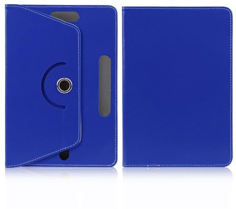 Hard Protective Shell Tablet Case Cover Leather For Samsung Galaxy Tab 7 8 9 10.1 inch Android Tablet PC,Dark Blue,9 inch
