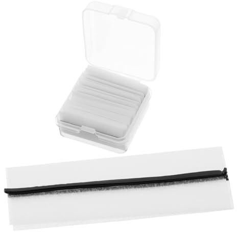 Beaupretty Self-adhesive Eyelash Strips 40pcs Black Latex-free Lash Glue Strips for Reusable Natural Eyelashes Strong Hold for Lash Extensions and Makeup Application