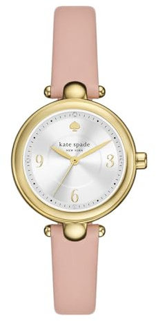 Kate Spade New York Women's Gracie Pink Leather Watch (Model: KSW1868)