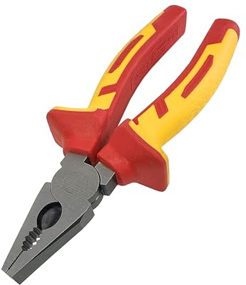Amtech – Vde Insulated Combination Pliers 180mm (7) 1000v Rated for Electrical Work the Vde Insulated Combination Pliers 180mm (7) are the Essential Tool for Anyone Working in the Electrical Field,
