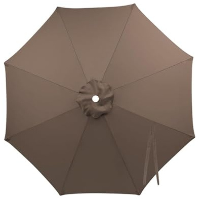 SkyFace Parasol de repuesto para sombrilla 8 varillas 4 metros, Tela De Paraguas Recambio Sombrilla Impermeable, Cubierta Repuesto Patio Protección UV Piscina Jardín Terrazas Exterior