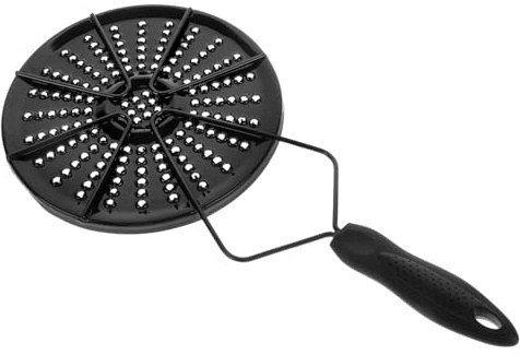KOCKSHION 1pièce Disque Diffuseur de Chaleur Tapis pour Plaque à Induction Tapis Cuisson Antidérapant pour Cuisinière à Gaz ou Électrique Résistant Chaleur Noir