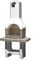 BARBECUE IN MURATURA 'LUCERNA' CM 88x58xH179,1