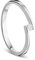 Orovi Damen Verlobungsring Gold Solitärring Diamantring 14 Karat (585) Brillianten 0.05crt Weißgold Ring mit Diamanten Ring Handgemacht in Italien