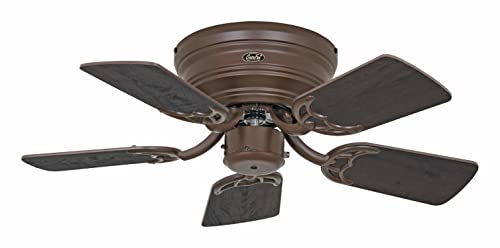 Flacher Deckenventilator Classic FLAT III Bronze, [Durchmesser]:75 cm