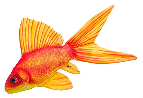 GABY Fish Pillows Goldfisch Kissen, Mehrfarbig, M (1er Pack)