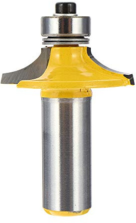 YOUTTOO 45 Degree 5/8 Inch Thumbnail Table Edge Router Bit 1/2 Inch Shank Diameter Woodworking Cutter