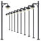 Evemodel LYM22 10 STK. Modell LED Lampen 65mm Spur H0 1:87 Leuchte Straßenlampen 3V
