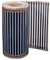 Lámina de calefacción por infrarrojos 24 V, 1 m x 20 cm, calefacción por infrarrojos eléctrica por suelo radiante