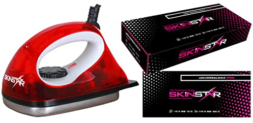 SkinStar Sciolina-Start Set 2-Teilig con Ferro da Stiro Universale Cera all in One