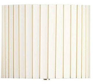 Schirm zu Tischleuchte Pleat von Sompex creme Plissee Ersatz Lampenschirm Stoff Textil hell E14 Ø20cm 17cm hoch