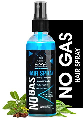 UrbanGabru Unlimited Hold No Gas Hair Spray (100 ml) | Hair Styling & Hair Setting Spray | Paraben & Sulphate Free