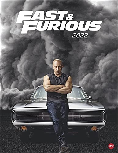 Fast & Furious - Kalender 2022 - Posterkalender - Heye-Verlag - Wandkalender zur erfolgreichen Fast & Furious Reihe. - 34 cm x 44 cm