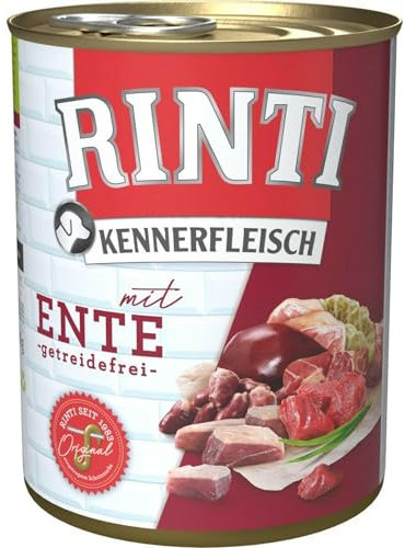 Rinti Dose Kennerfleisch Ente 800g (Menge: 12 je Bestelleinheit)