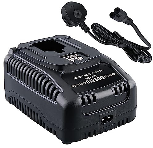 PDStation DC9310 2A Battery Charger Replacement for Dewalt 7.2V-18V Ni-Mh/Ni-Cd Battery DC9071 DC9091 DC9096 DE9330 DE9130 DW9057 DW9072 DW9091 DW9099 DW9116(UK Plug)