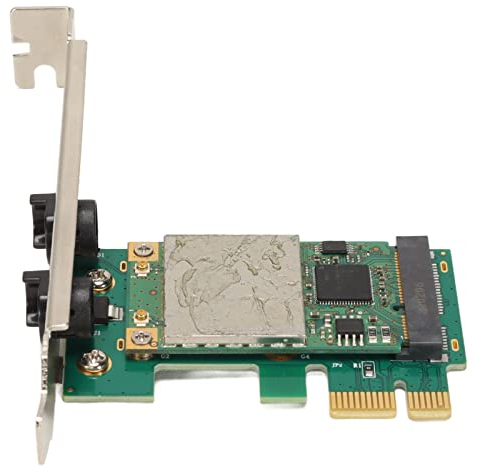 WLAN-Karte, 300 Mbit/s 2,4 GHz 5,0 GHz 512AN MMW PCIE Wireless WLAN-Karte Plug-and-Play-PCIE-zu-PCIE-Adapter für Laptop