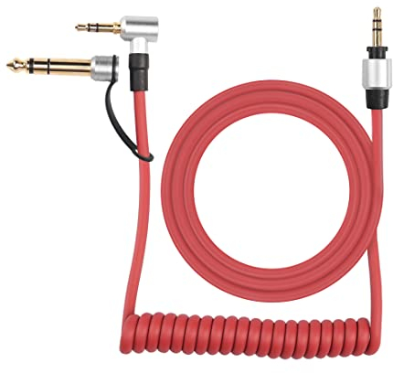 Câble audio spiralé de rechange YACSEJAO 3,5 mm vers 3,5 mm et 6,5 mm
