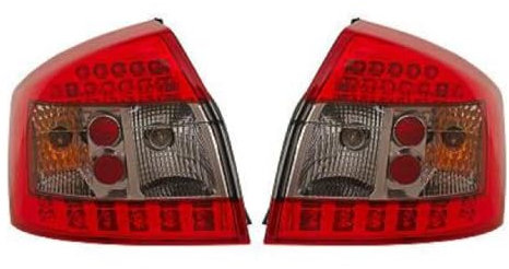 DM Autoteile 136843 Rückleuchten SET kompatibel für Audi A4 B6 (8E2) Limousine 2001-2004