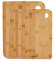 Karaca Azur - Set di 2 taglieri in legno di bambù, per cucina, grandi e piccoli, in legno di bambù