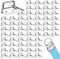 Schlüsselband Rohlinge 62 Stück 27mm Klemmschließeanhänger mit Schlüsselring Schlüsselanhänger für DIY Handarbeit Lanyard Stoff