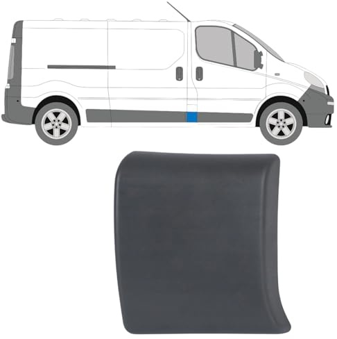 Baguette/Moulure de panneau central droit compatible avec Renault Trafic III, Opel Vivaro, Fiat Talento et Nissan NV300 | Installation facile et qualité OEM | FINAO AUTOPARTS