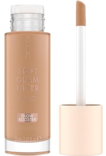 Catrice Soft Glam Filter Fluid, Basis, Nr. 030, Nude, pflegend, natürlich, glänzend, strahlend, vegan, ölfrei, ohne Parfüm, ohne Alkohol, 1er Pack (30ml)