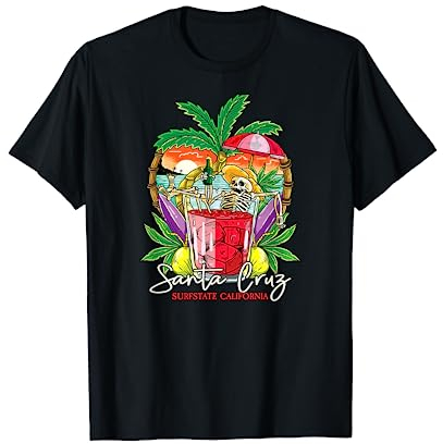 Santa Cruz CA Kalifornien Surfer I Santa Cruz Kalifornien T-Shirt