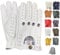 PSS Lederhandschuhe Autofahren Herren Männer Fahrer Lenkrad Chauffeur Handschuhe echtes Leder Autohandschuhe mit Loch Atmungsaktive ohne Futter Sommer Winter, Ref 507, Weiß Größe XL