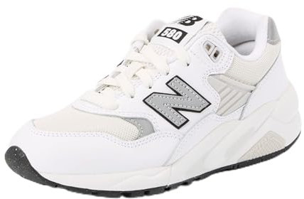 New Balance Herren 580 Sneaker, Weiß, 39.5 EU
