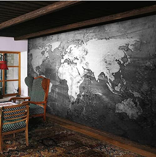 MYPALL Papier Peint Panoramique 3D Abstrait & carte 300cm×210cm(LxH)