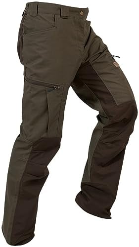 La Chasse® Stretch-Funktionshose Denver Jagdhose Herren Oliv/braun Jägerhose Stretchhose für die Jagd Dehnbund von Oefele Jagd