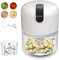 LEMLIT Mini Chopper - 30W Mini Food Processor Vegetable Chopper 250ml Stainless Steel Bowl, Meat Grinder with 2 fast cutting stainless steel blades for Meat Vegetable Fruit, YIQ56N9NG30165