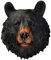 SHZMJL Tierkopf Wanddekoration, Faux Taxidermie, Wolf Wandkunst, Bär Wandkunst, Tierkopf Wandhalterung (Bär)